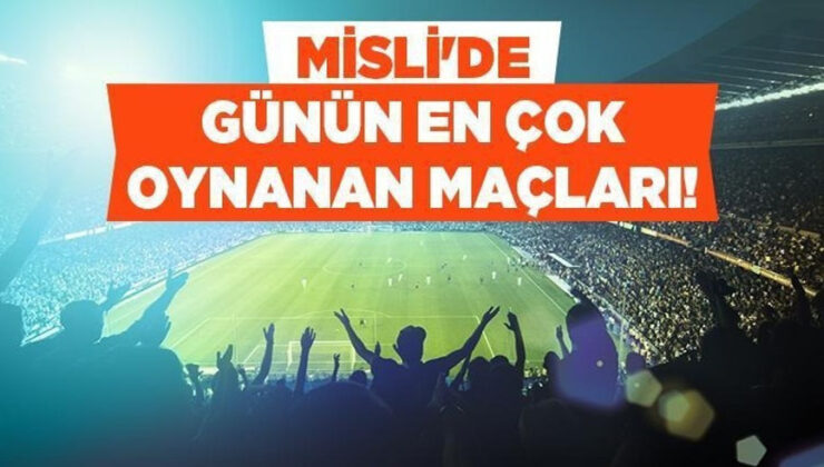 Samsunspor’un maçına yoğun ilgi! Avrupa Ligi’nde hangi tercihler ön plana çıkıyor? İşte Misli’de Günün En Çok Oynanan Maçları