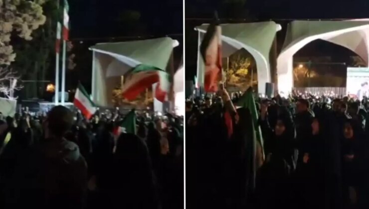 Tahran’da gerilim zirvede, sokaklar tekbir sesleri ile inledi