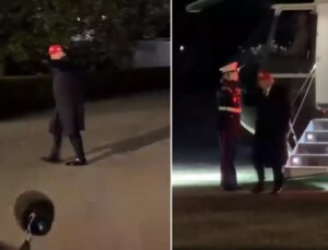 Trump "Hedefiniz nedir Başkan?" sorusunu yanıtsız bıraktı