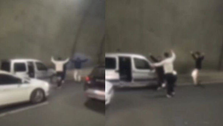 Tünelde aracını durdurup dans ederek sürücüye rekor ceza
