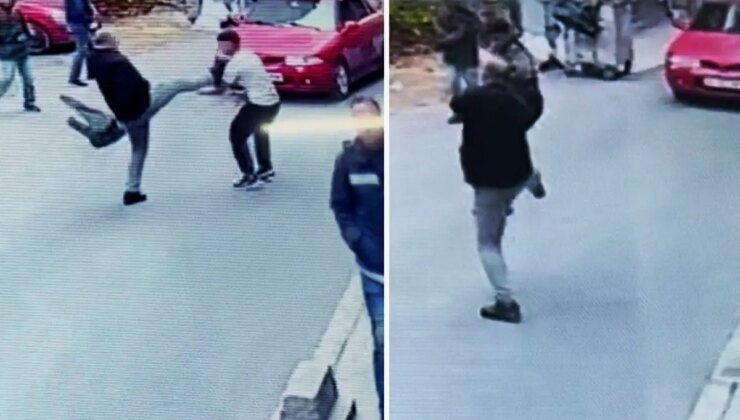 Yaşlı adam ile küçük çocukların kavgası hastanede bitti